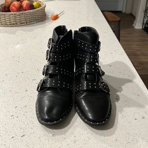 Black boots. Worn once
